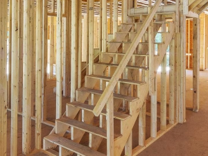 Framed home under construction in Oklahoma City — reflecting 181CloseNow's legacy in homebuilding and real estate.